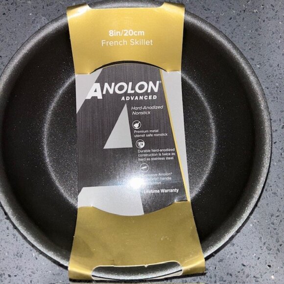 BRAND NEW Anolon Advanced 8” Non Stick French Skillet Life Warranty Model 81890 - Picture 2 of 5